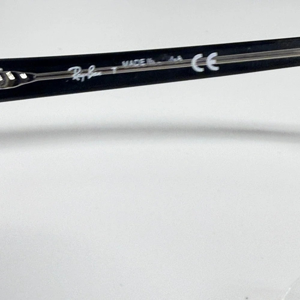 Ray-Ban RB 5255 2034 Eyeglasses Black Clear Frame 51-16-135‎ Wayfarer Style